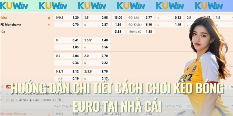 Hướng dẫn chi tiết cách chơi kèo bóng Euro tại nhà cái