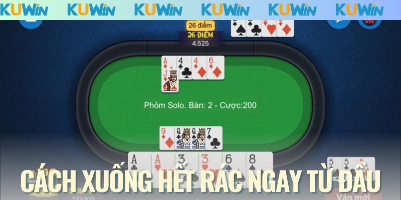 Cách xuống hết rác ngay từ đầu