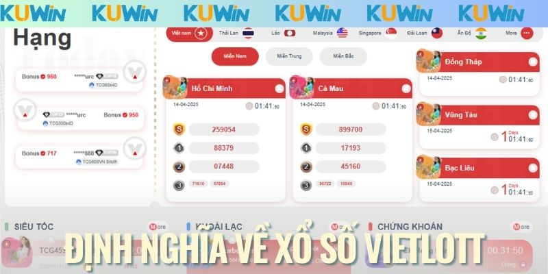 Định nghĩa về Xổ số Vietlott