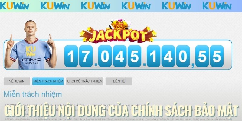Giới thiệu nội dung của chính sách bảo mật