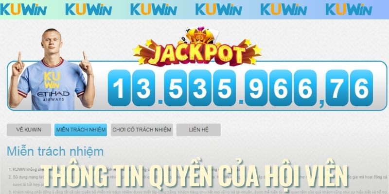 Thông tin quyền của hội viên